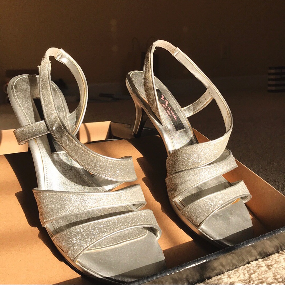 Silver heels